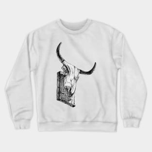 Cow Skull Crewneck Sweatshirt